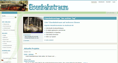 Desktop Screenshot of eisenbahntraum.de