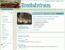 Tablet Screenshot of eisenbahntraum.de
